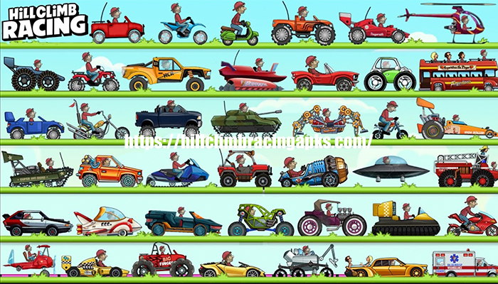 Hill Climb Racing best cars